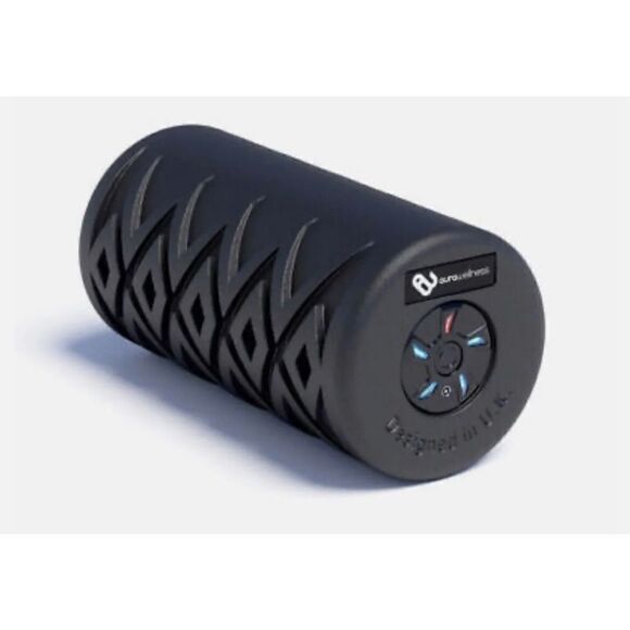 Aura Fitness Heated Vibrating Foam Roller BT Studded Pain Relief Therapy - Picture 5 of 16